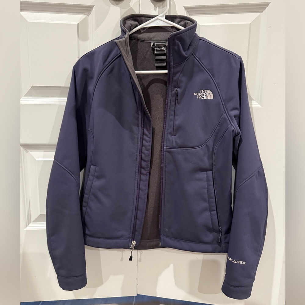 The North Face Dark Purple Softshell Jacket